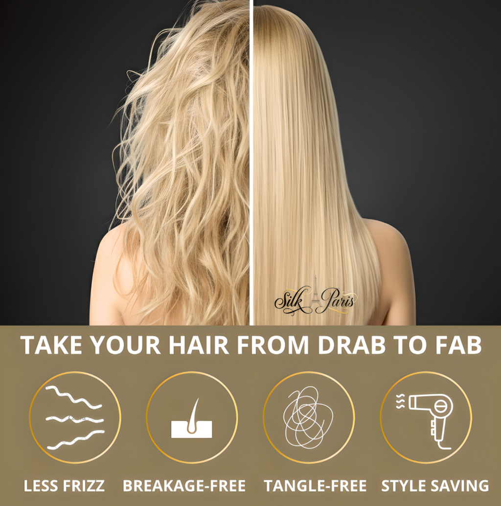 Paris Silk Pillowcase - 100% Pure Mulberry Silk